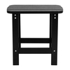 Flash Furniture Black Adirondack Rockers & 1 Side Table, PK 2 JJ-C14705-2-T14001-BK-GG